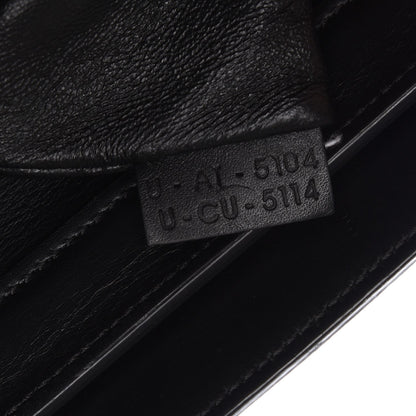 Celine Calfskin Shrunken Lambskin Micro Bi-Color Luggage Black White 7 of 7