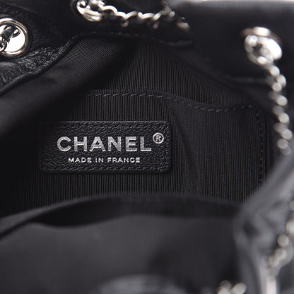 Chanel Patent Goatskin Quilted Small Gabrielle Bucket Black 7 of 12