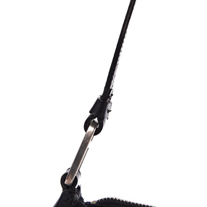 Prada Tessuto Nylon Soft Calfskin Shoulder Bag Black 9 of 15