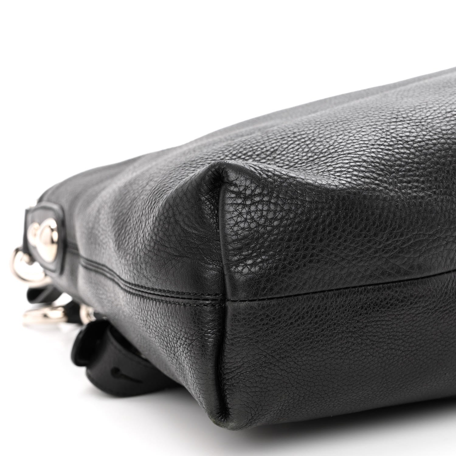 Gucci Calfskin Icon Bit Medium Hobo Black 8 of 12