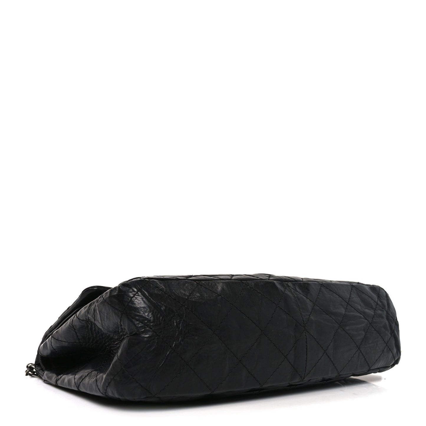 Aged Calfskin Quilted 2.55 Reissue 226 Flap Black