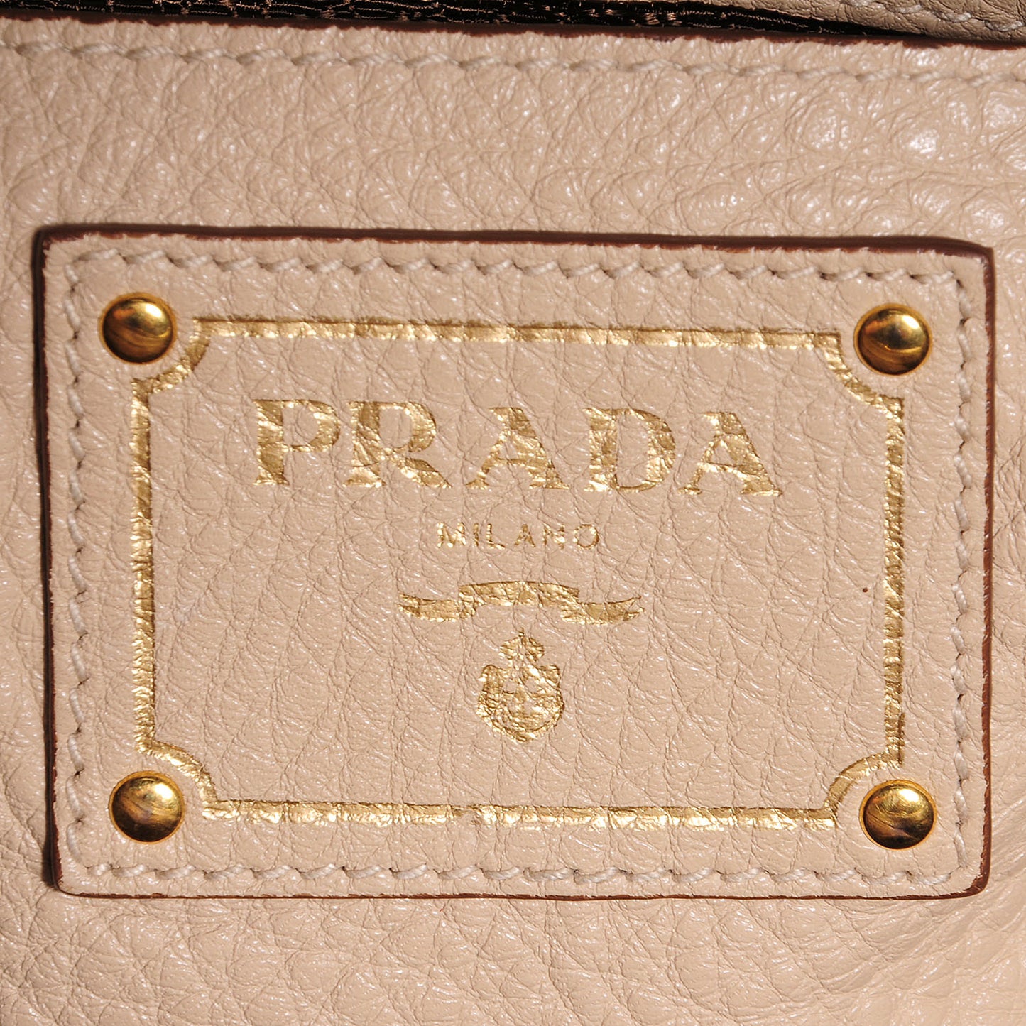 Vitello Daino Shopping Satchel Visone