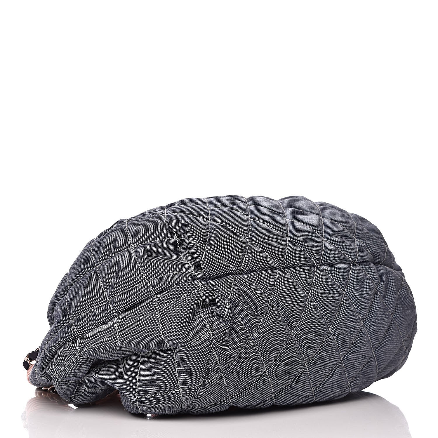 Chanel Denim Quilted Large Stretch Spirit Cabas Blue 4 of 9