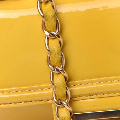 Chanel Patent Calfskin Mini Reissue Flap Yellow 17 of 17