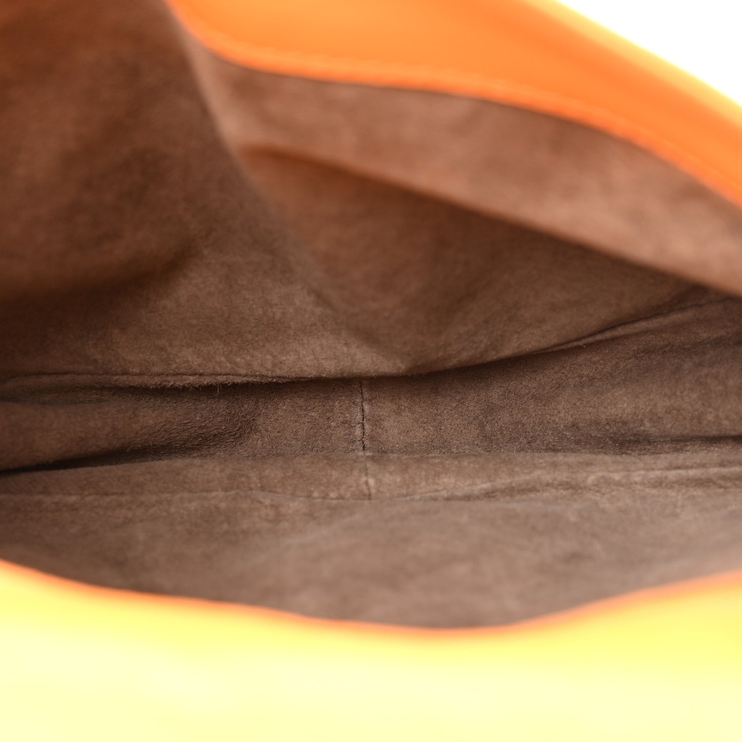 Nappa Intrecciato Flap Crossbody Orange