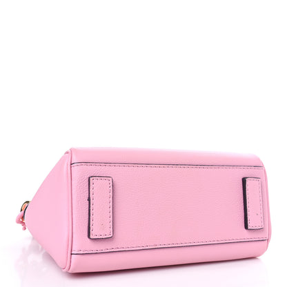 Versace Grained Calfskin Small La Medusa Top Handle Bag Pink 4 of 9