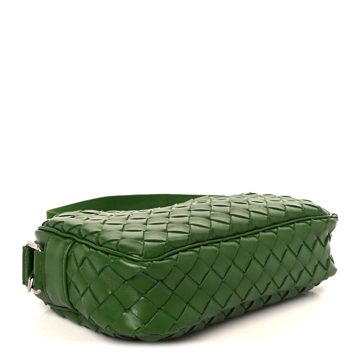 Calfskin Intrecciato Camera Bag Avocado