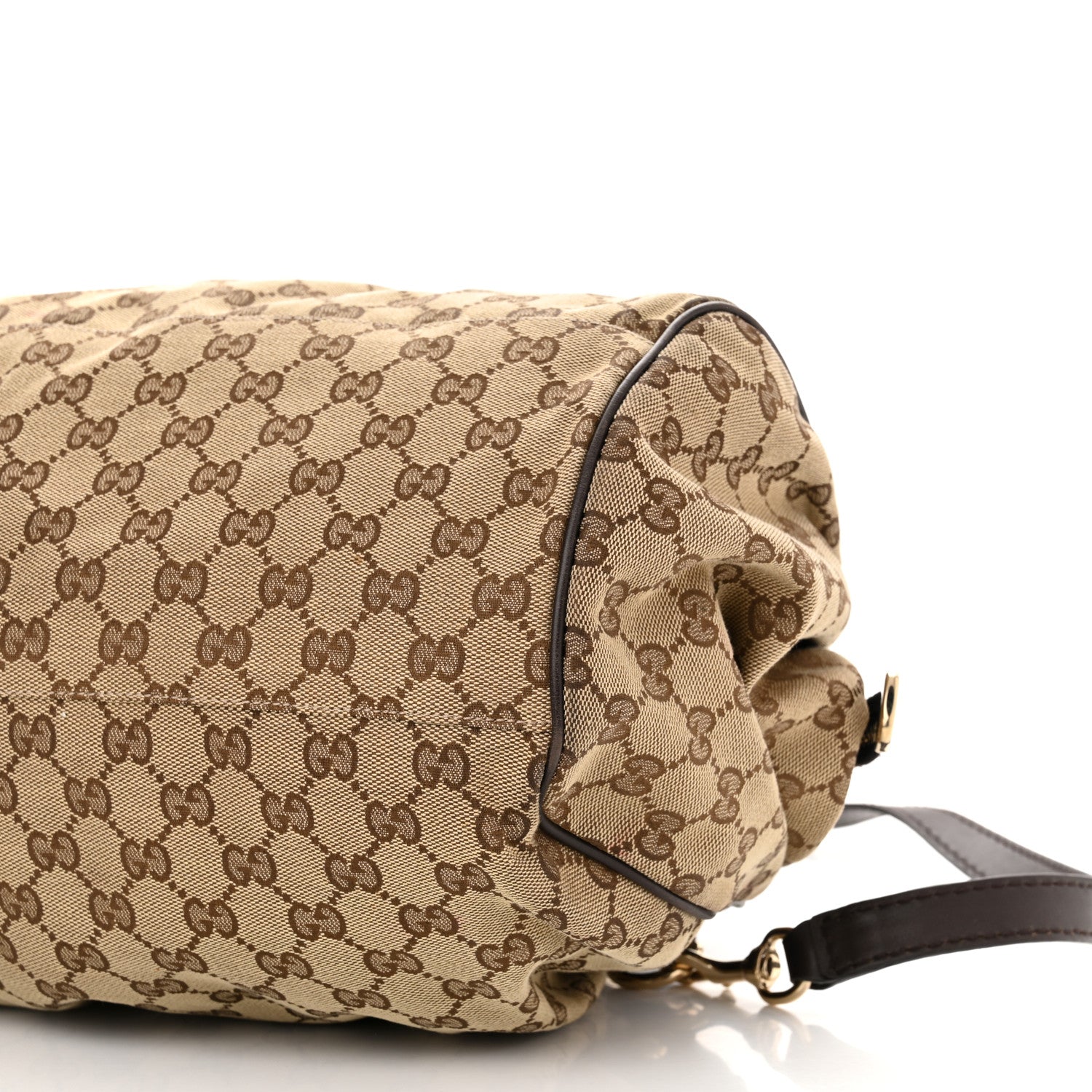 Gucci Monogram Medium Sukey Boston Bag Brown 10 of 16