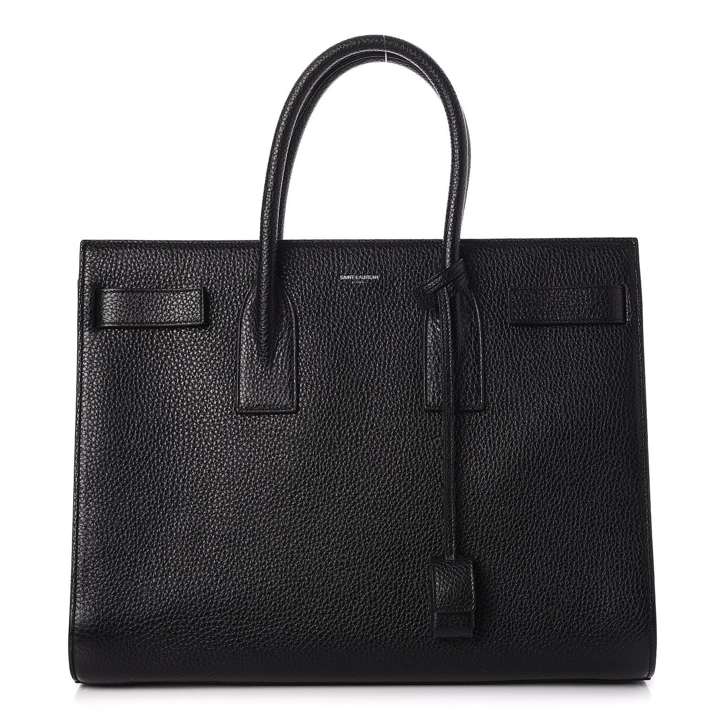 Grained Calfskin Large Sac De Jour Nero Black