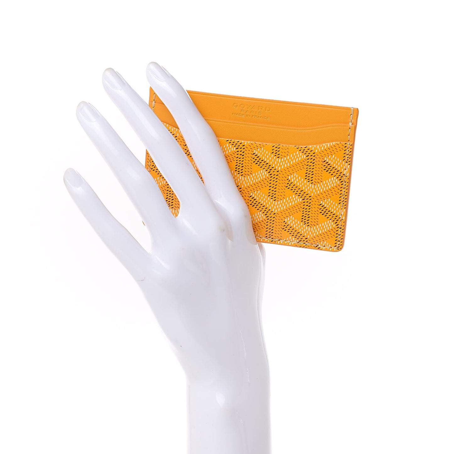 Goyardine Saint Sulpice Card Holder Yellow