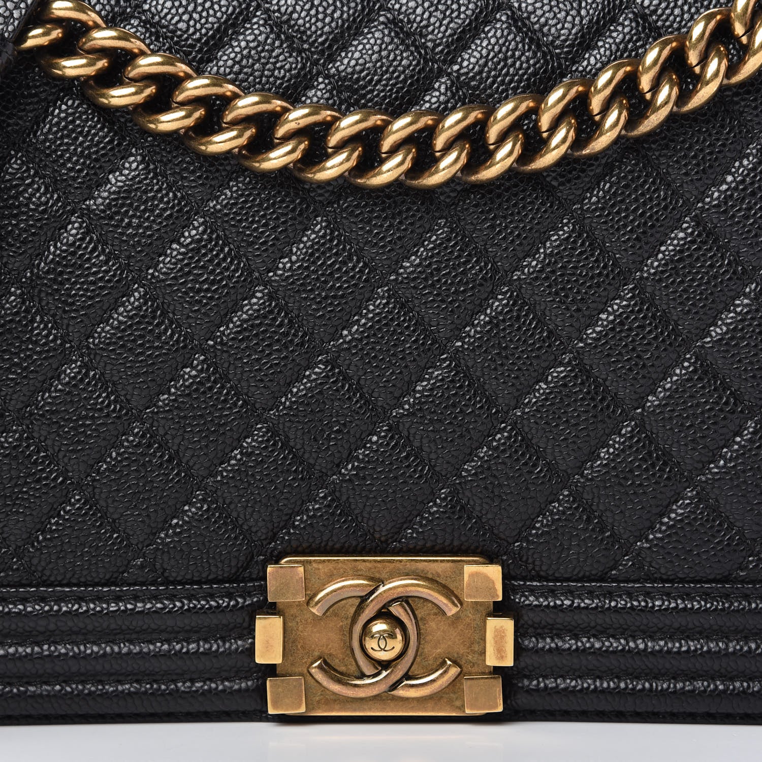 Chanel Caviar Quilted New Medium Boy Flap Black 10 of 10