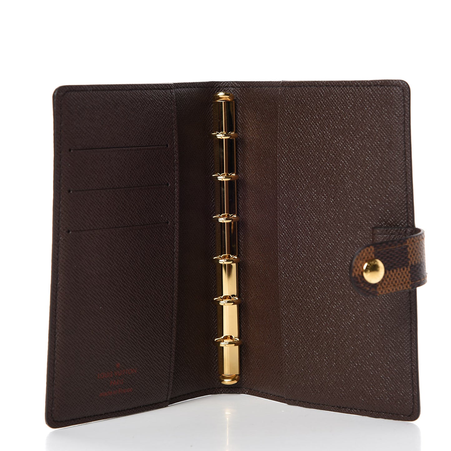 Damier Ebene Small Ring Agenda Cover