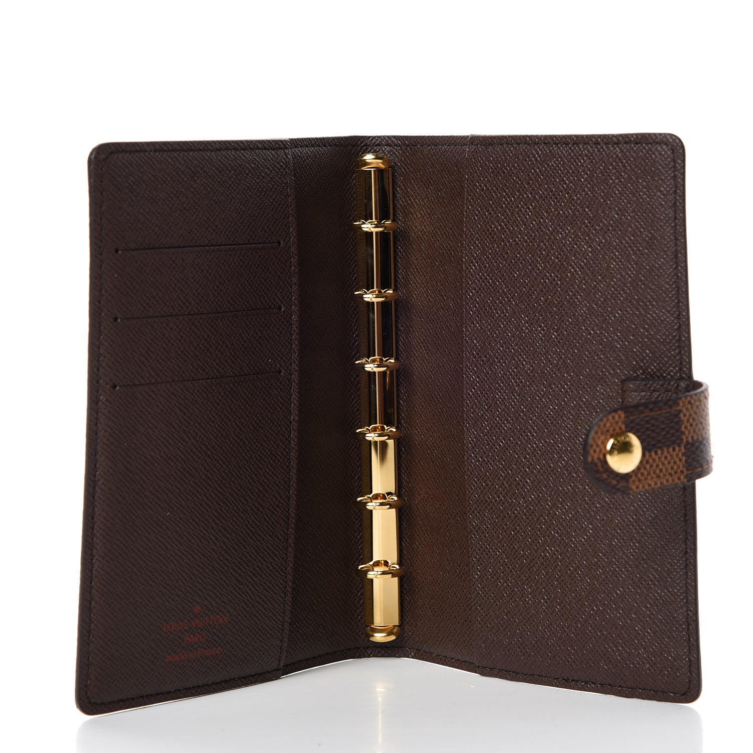 Louis Vuitton Damier Ebene Small Ring Agenda Cover 7 of 9