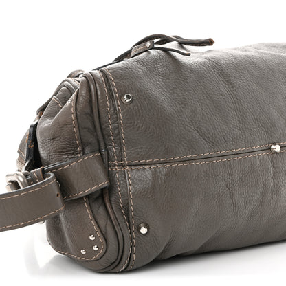 Chloe Calfskin Medium Paddington Satchel Gris Vert 9 of 10