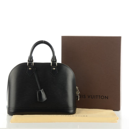 Louis Vuitton Epi Alma PM Black 5 of 9