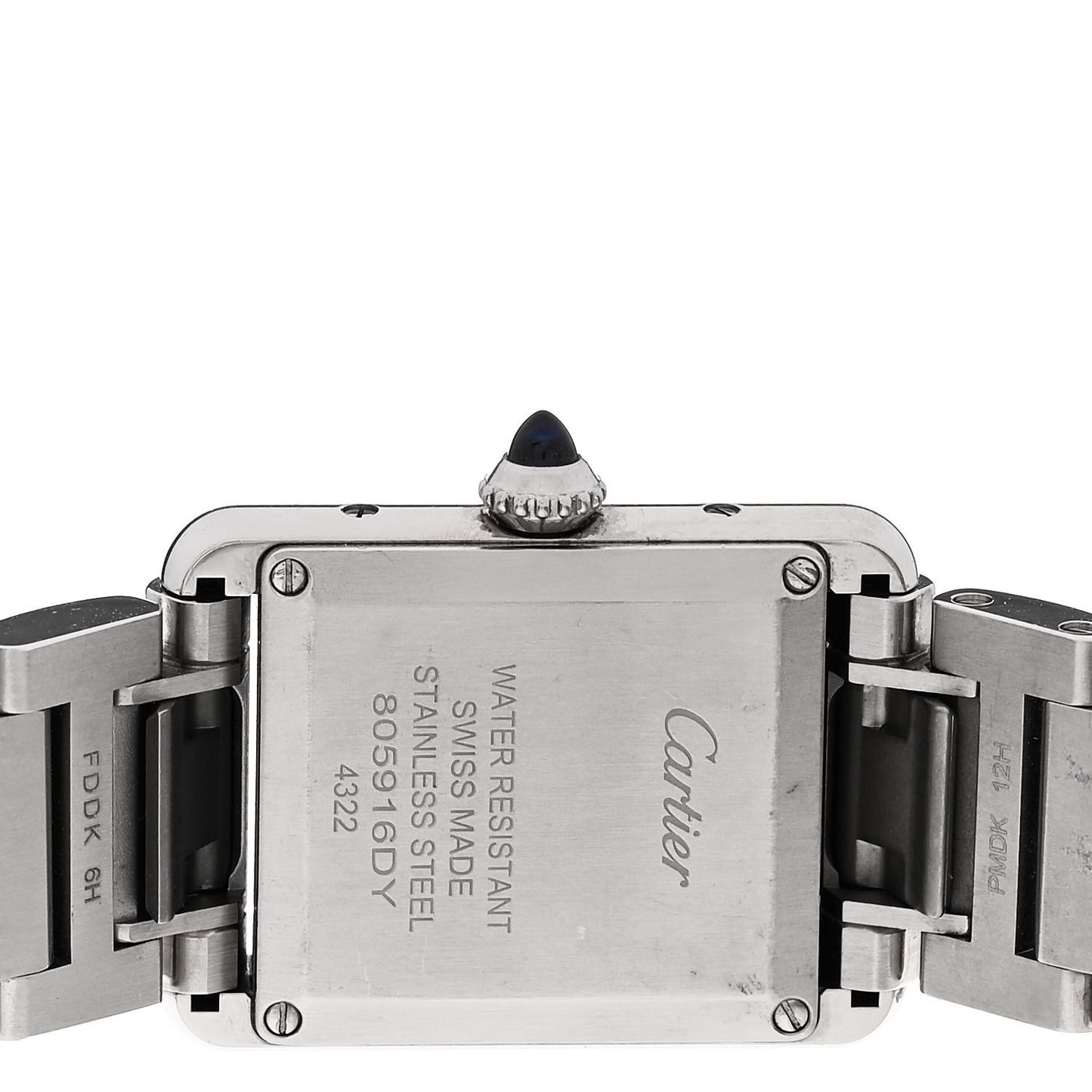 Stainless Steel 22mm Tank Must Quartz Watch