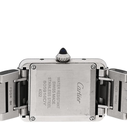 Cartier Stainless Steel 22mm Tank Must Quartz Watch 4 of 4