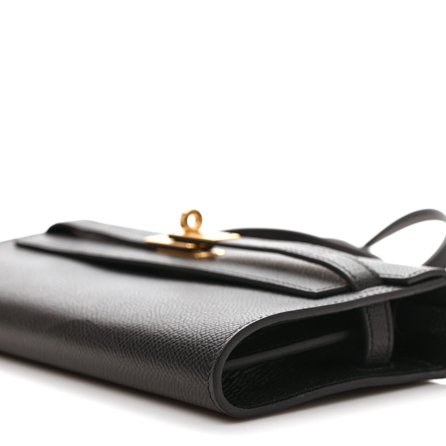 Hermes Epsom Kelly Wallet To Go Black 8 of 10