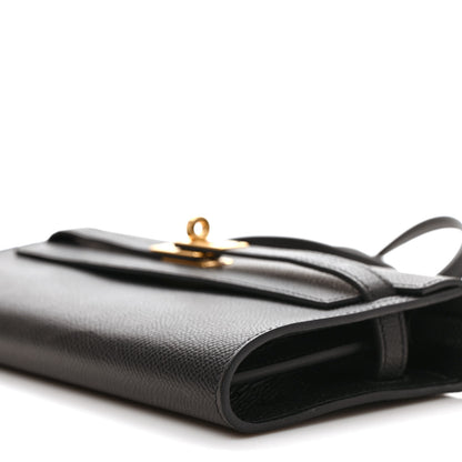 Hermes Epsom Kelly Wallet To Go Black 8 of 10