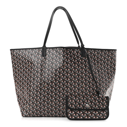 Goyard Goyardine Saint Louis Claire Voie GM Black Pink 1 of 10
