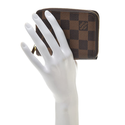 Louis Vuitton Damier Ebene Zippy Coin Purse 2 of 7