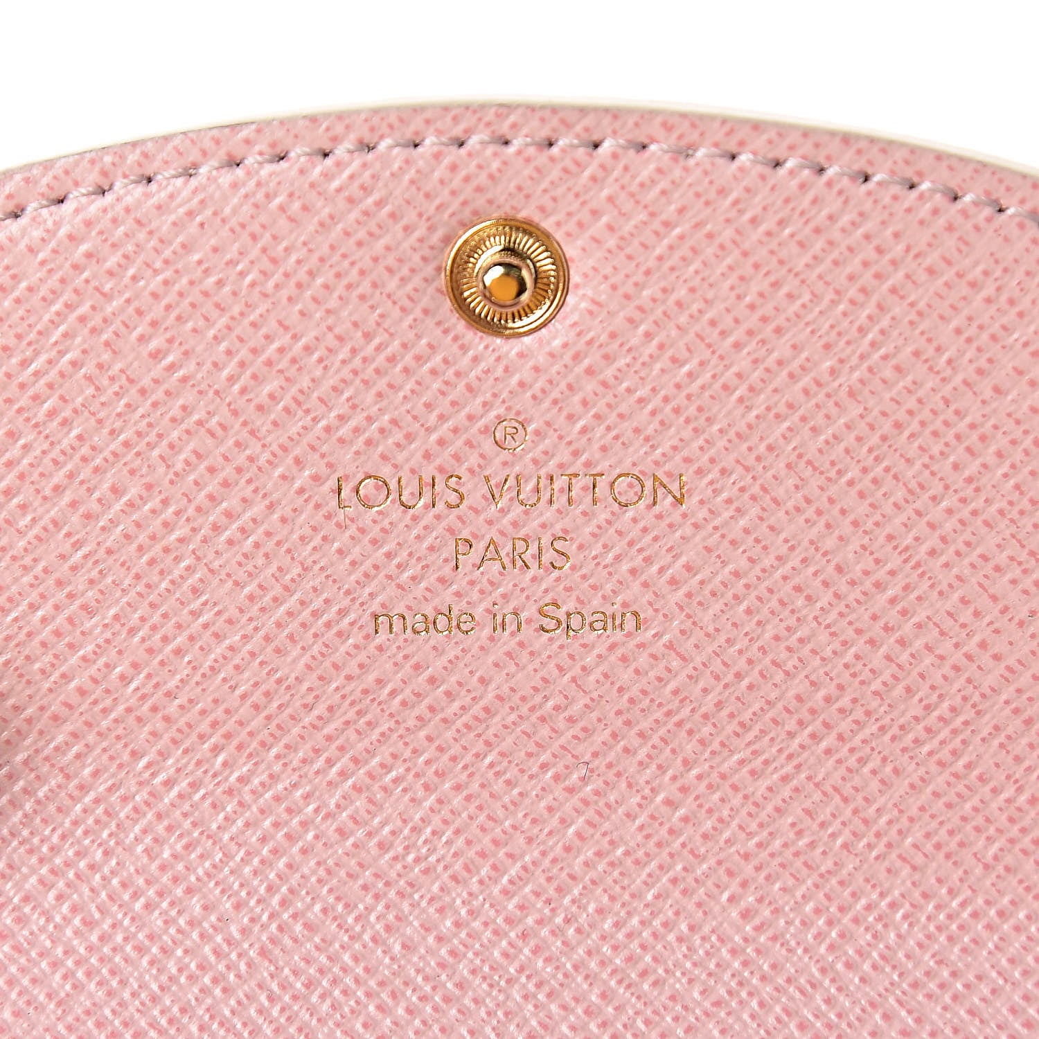 Louis Vuitton Damier Azur Rosalie Coin Purse Rose Ballerine 6 of 9