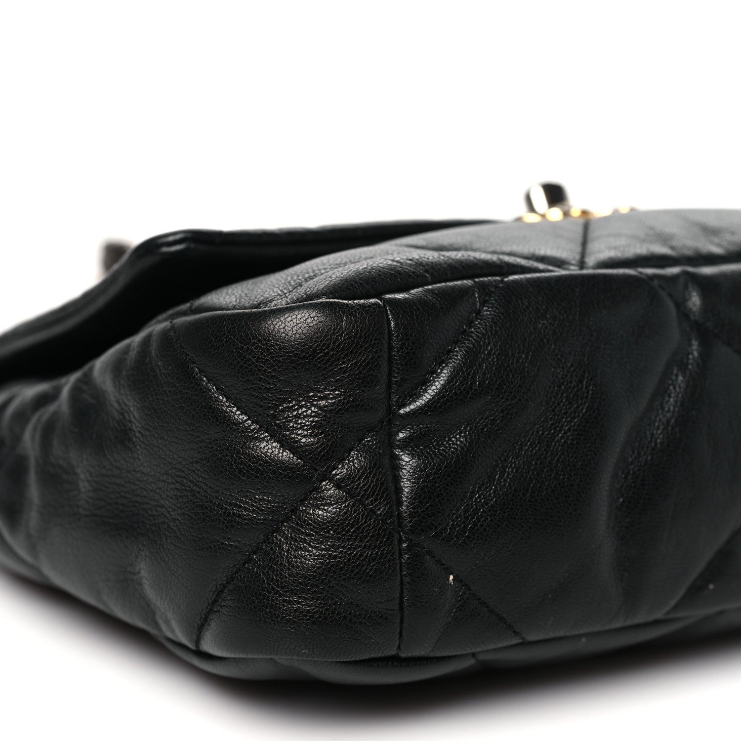 Chanel Lambskin Quilted Medium Chanel 19 Flap Black 9 of 11