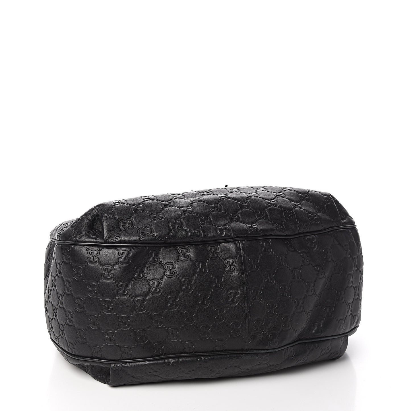 Guccissima Medium Emily Hobo Black