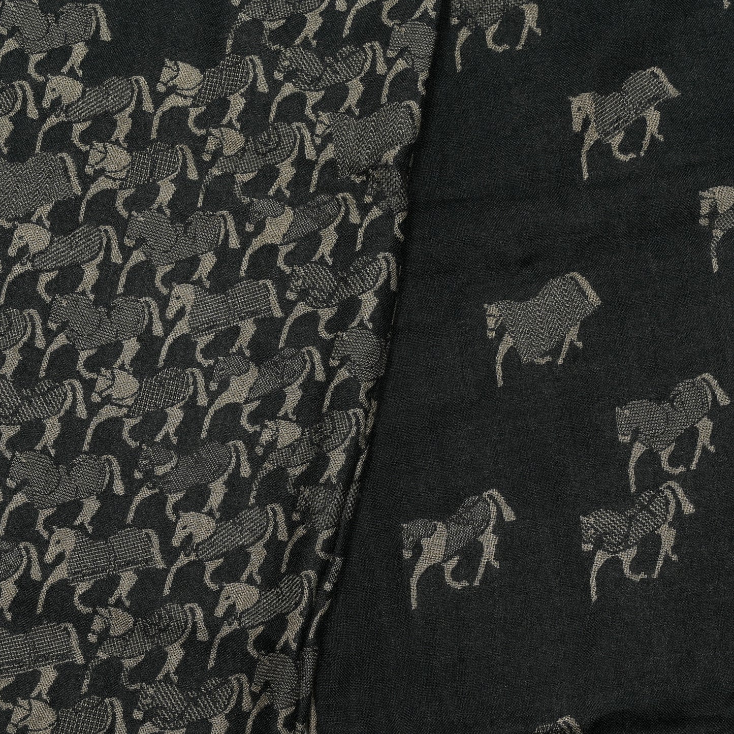Cashmere Silk Horses Muffler