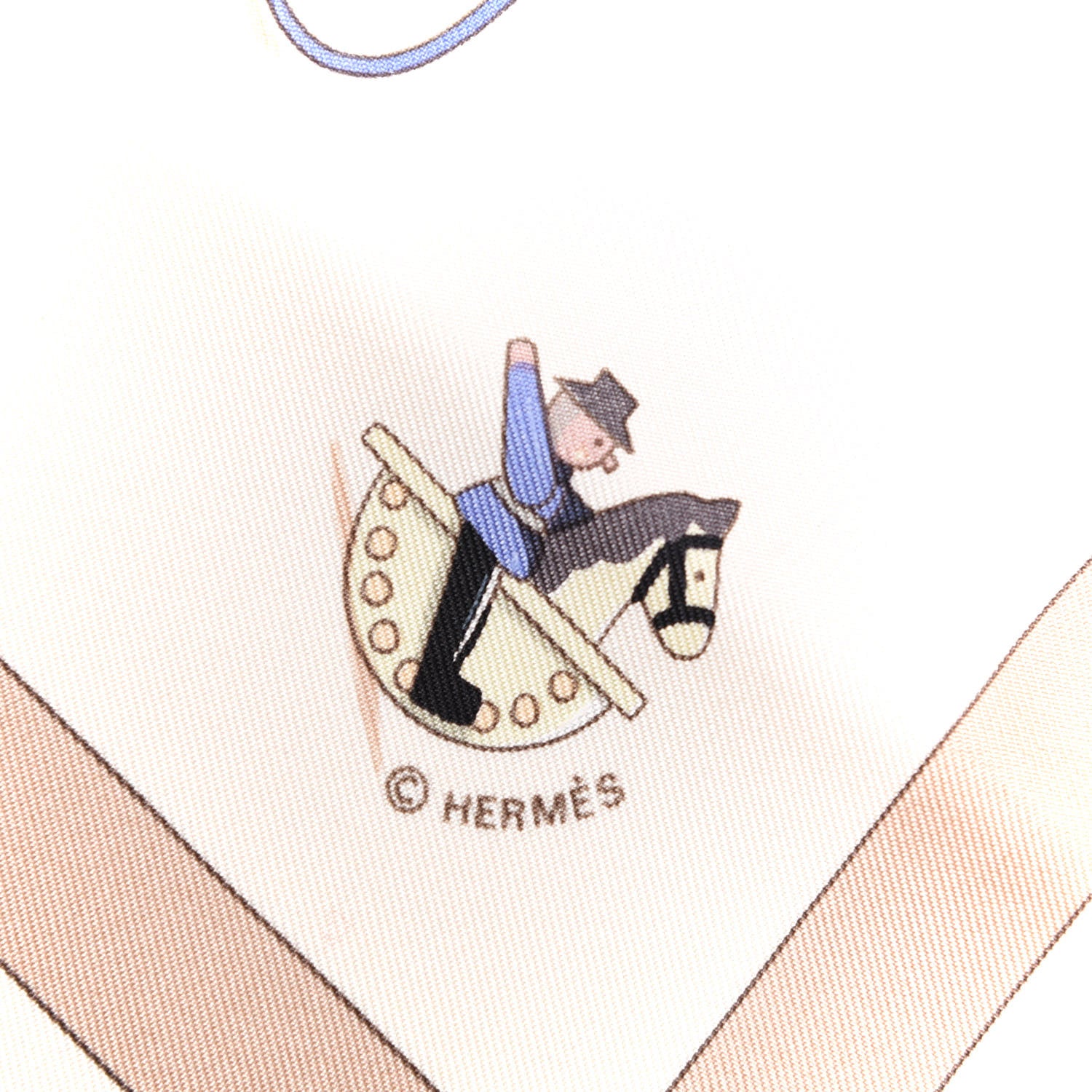 Hermes Silk Raconte Moi Le Cheval Scarf 90 5 of 5