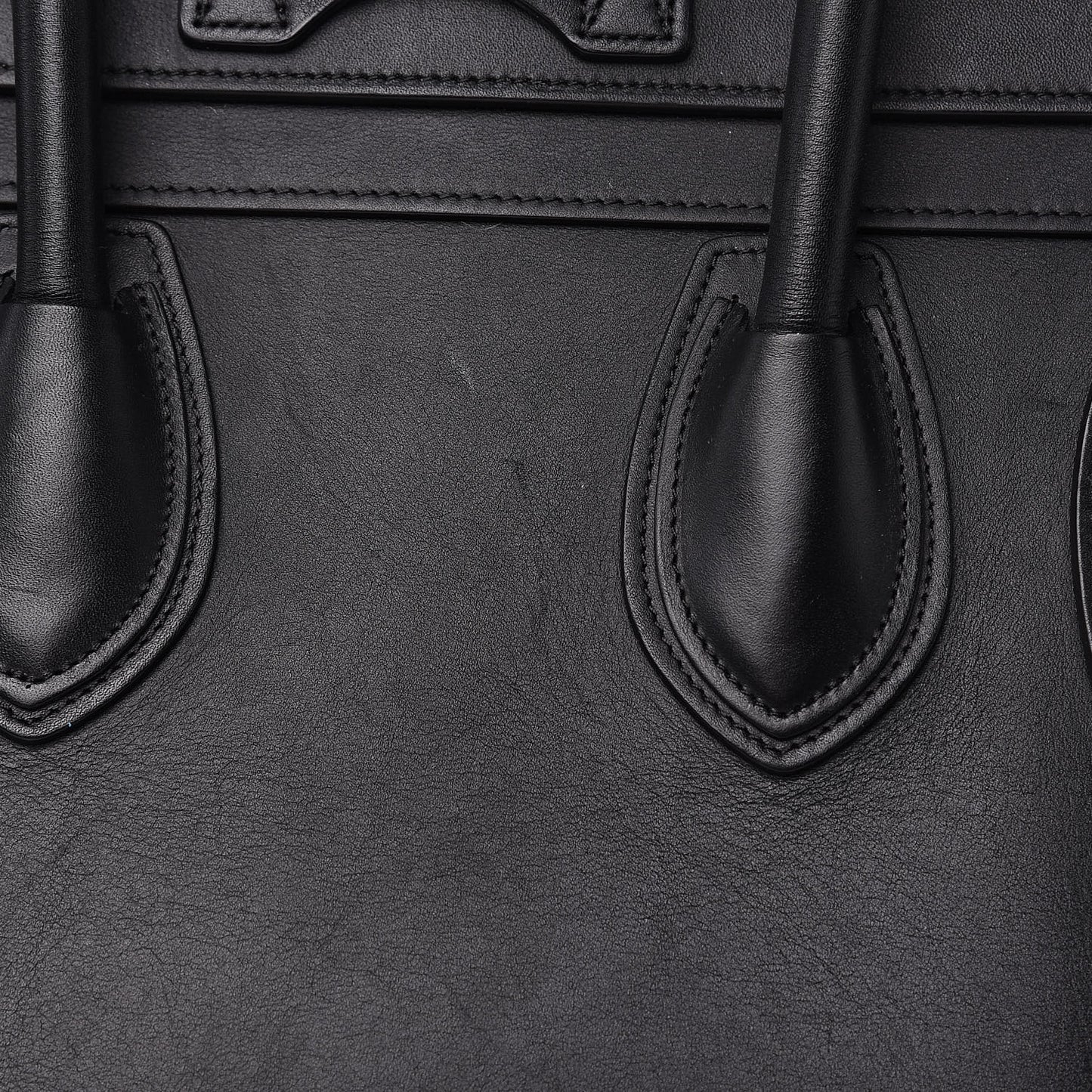 Smooth Calfskin Micro Luggage Black