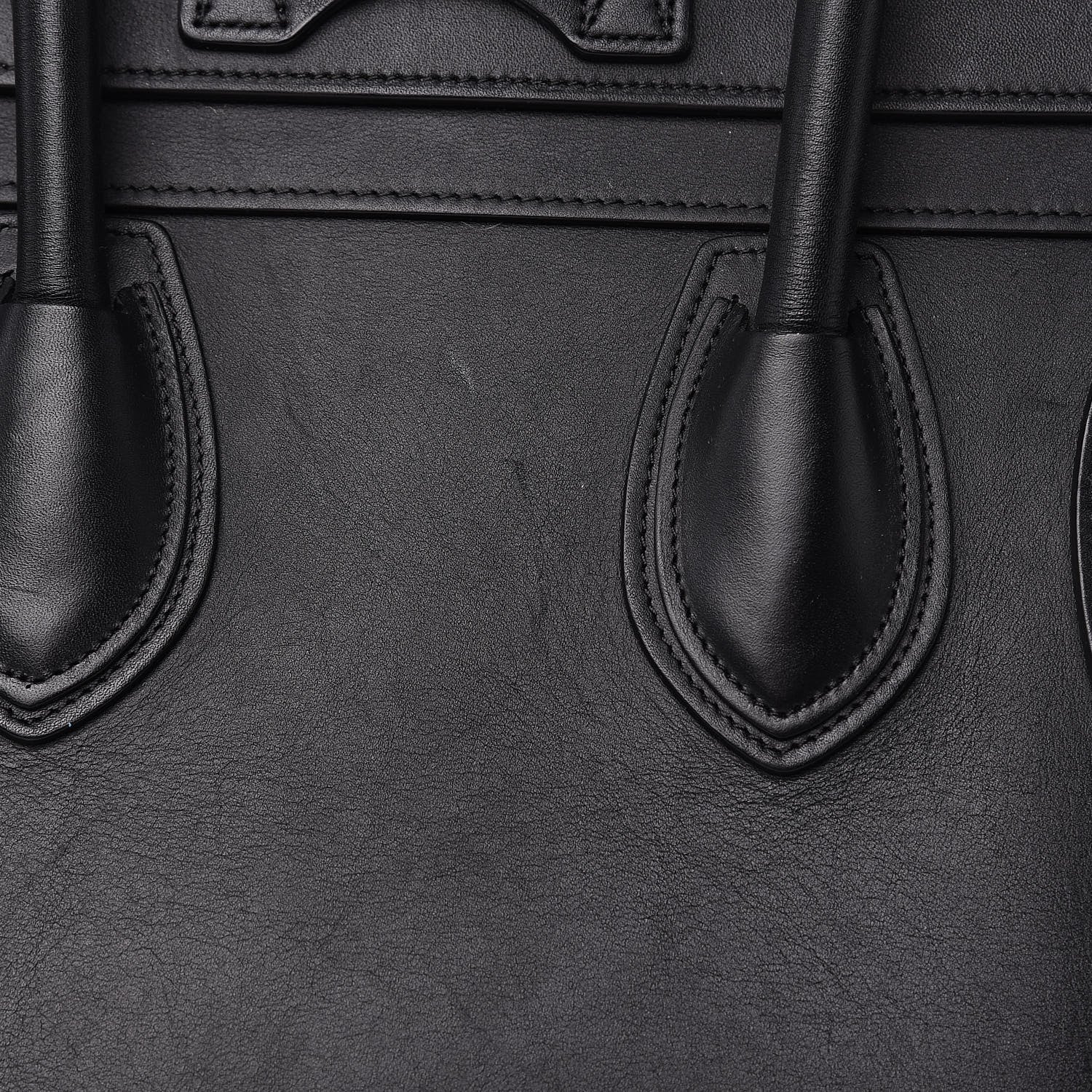 Celine Smooth Calfskin Micro Luggage Black 15 of 16