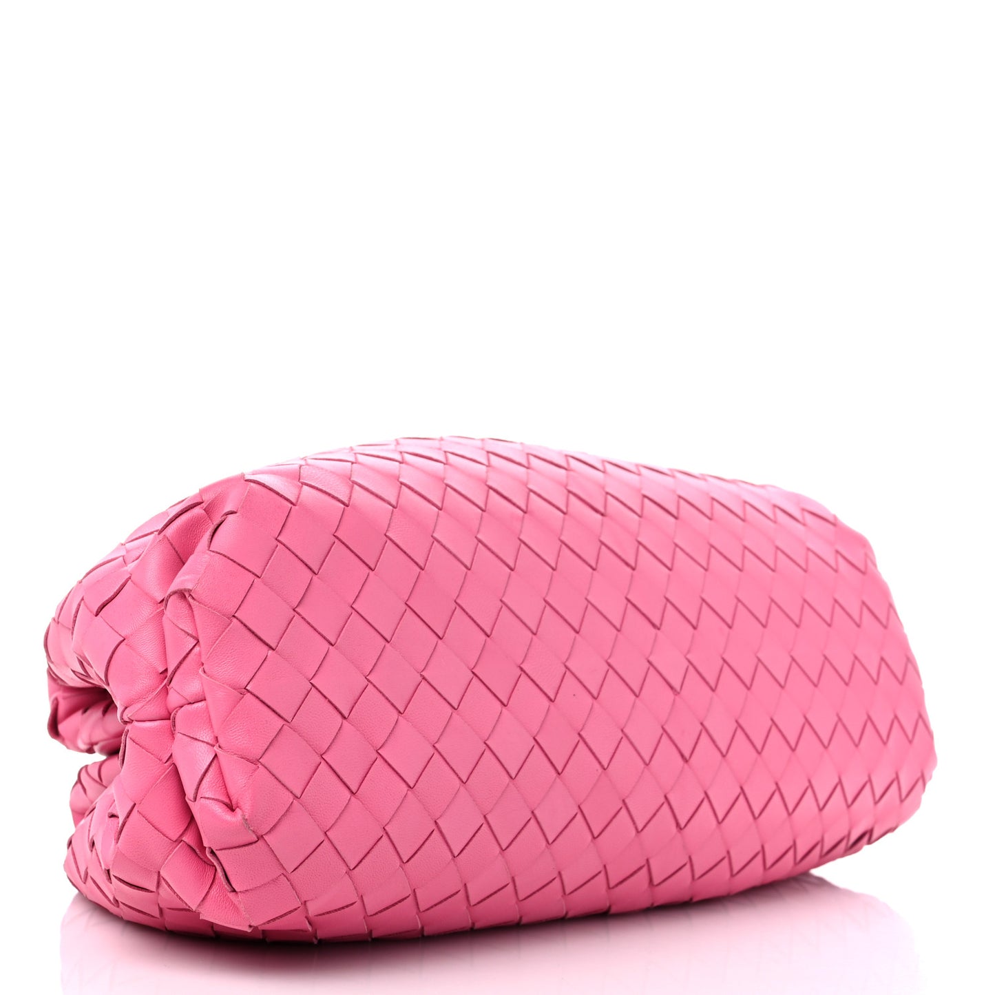Nappa Maxi Intrecciato The Pouch Oversized Clutch Pink