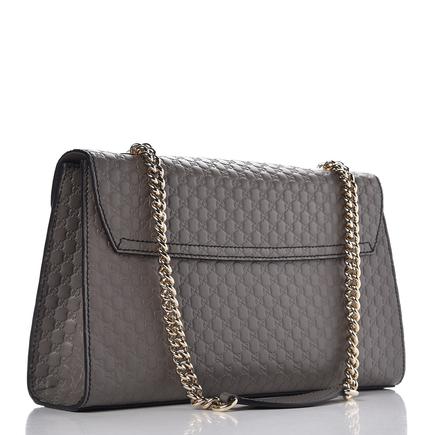 Soft Microguccissima Medium Emily Chain Shoulder Bag Loess