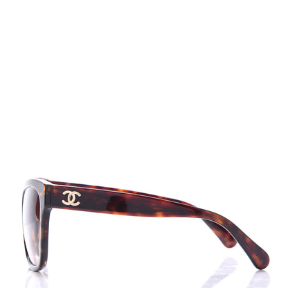 Chanel Acetate Runway Square Sunglasses 5380 Dark Tortoise 3 of 8