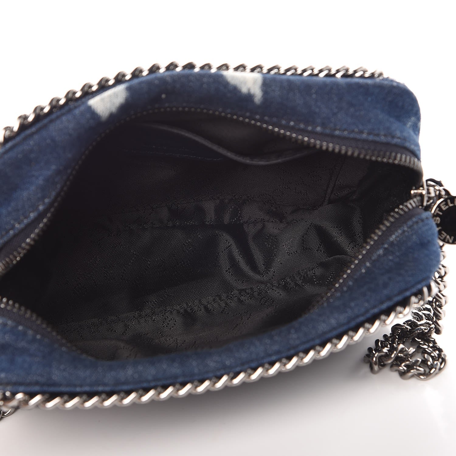Stella McCartney Denim Love Falabella Crossbody Camera Bag Blue 5 of 7