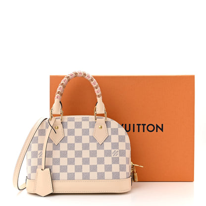 Louis Vuitton Damier Azur Braided Alma BB 9 of 9