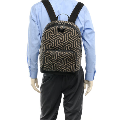 Gucci GG Supreme Monogram Caleido Medium Day Backpack Black 2 of 8