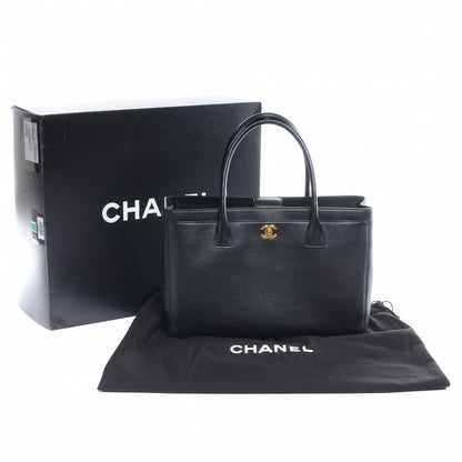 Chanel Calfskin Cerf Executive Shopper Tote Black 11 of 11