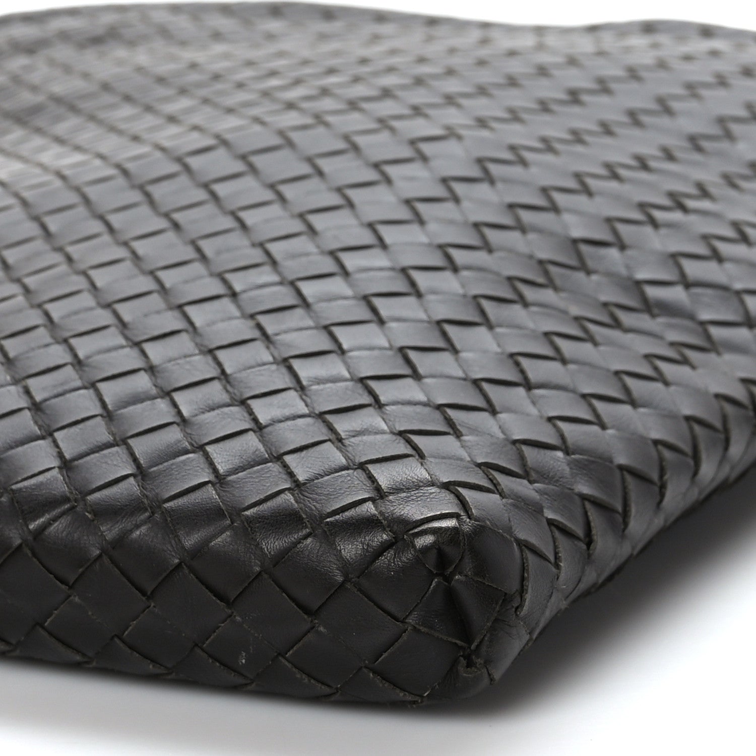 Bottega Veneta Nappa Intrecciato VN Crossbody Messenger Bag Ebano 8 of 8