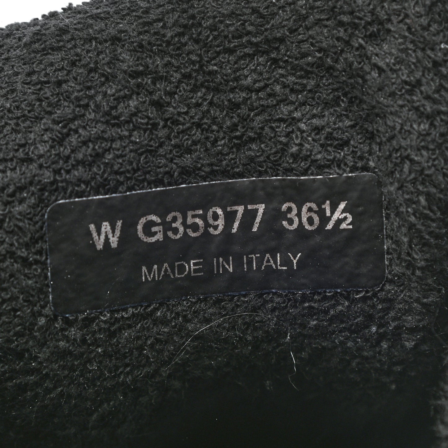 Calfskin Suede CC Sneakers 36.5 Black