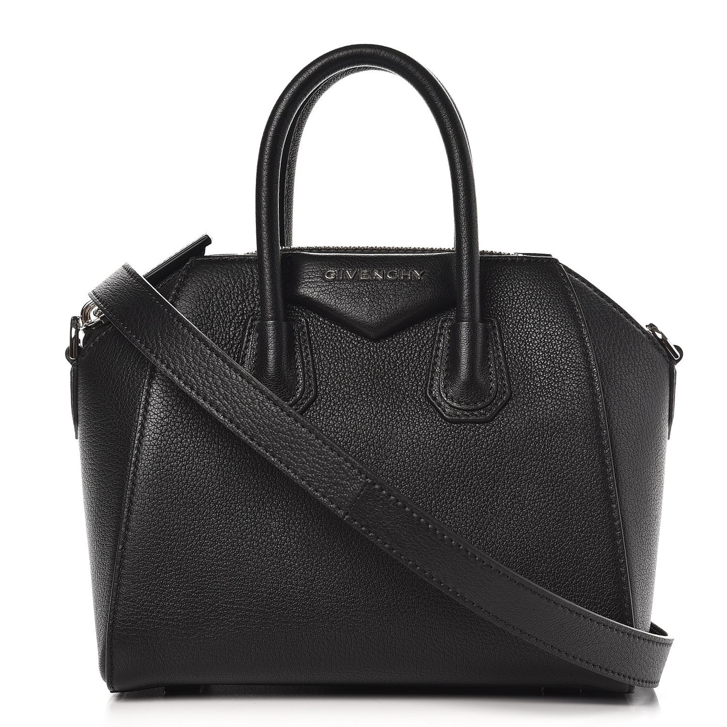 Sugar Goatskin Mini Antigona Black