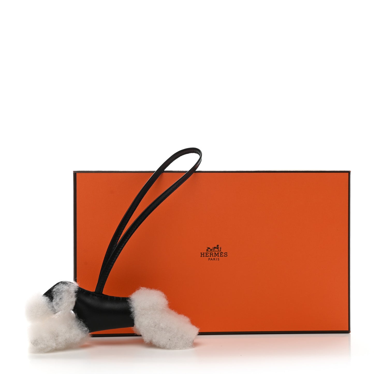 Milo Lambskin Shearling Budy Charm Black