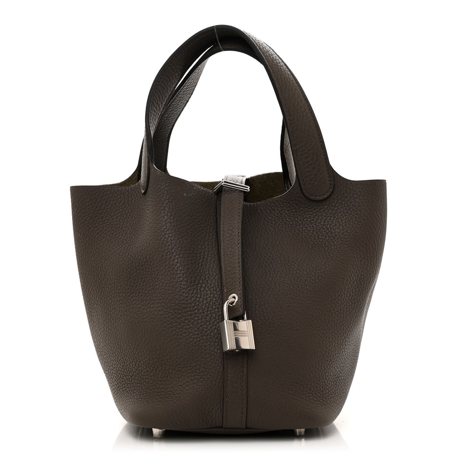 Hermes Taurillon Clemence Picotin Lock 18 PM Etain 1 of 10