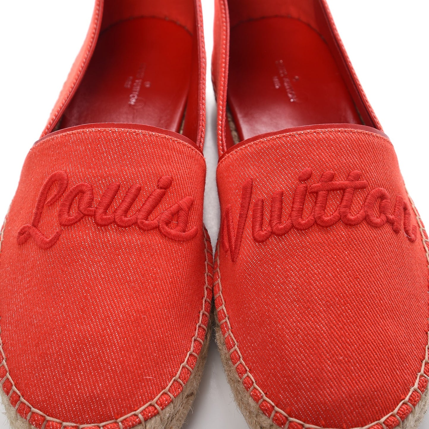 Canvas Waterfall Espadrille 39 Rouge