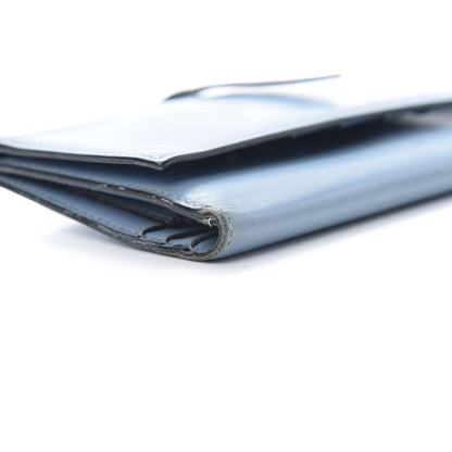 Hermes Box Bearn Gusset Wallet Blue Jean 6 of 16