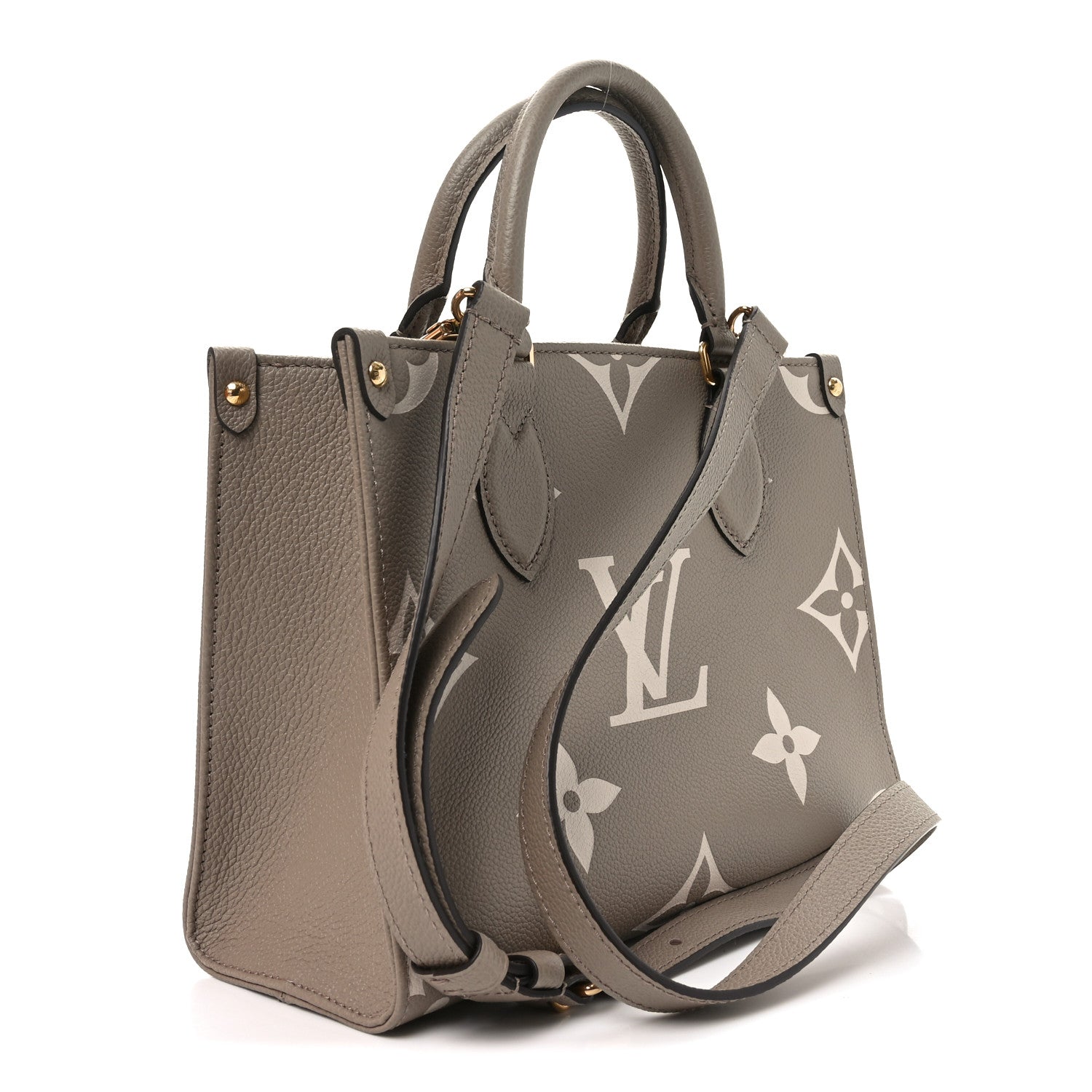 Louis Vuitton Empreinte Monogram Giant Onthego PM Tourterelle Creme 3 of 10