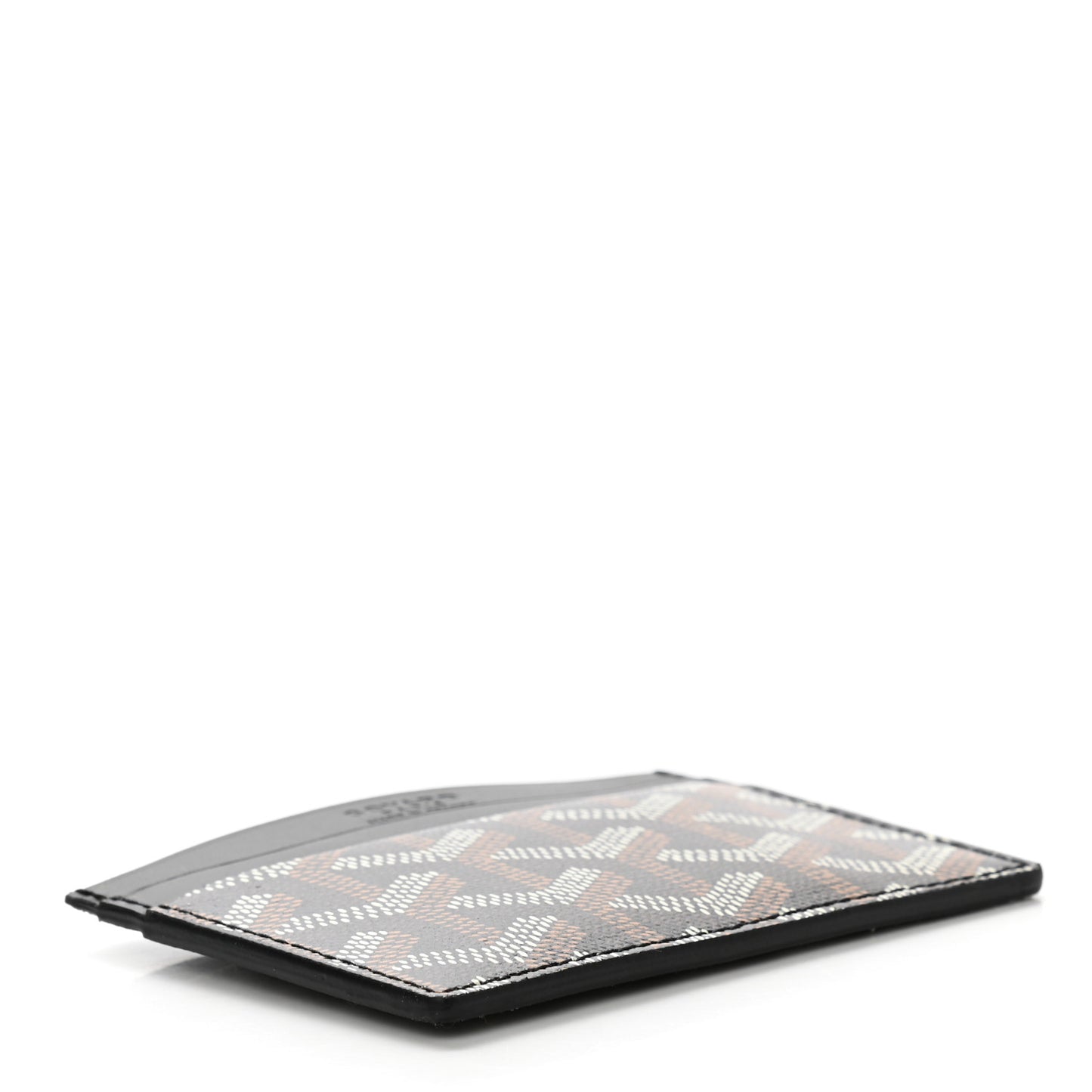 Goyardine Saint Sulpice Card Holder Black