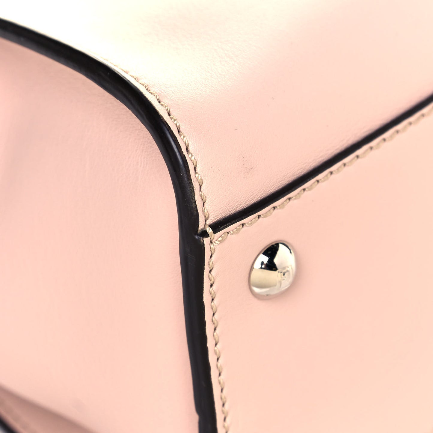 Vitello Seta Shiny Nappa Medium Peekaboo Iconic Satchel Soap Opale