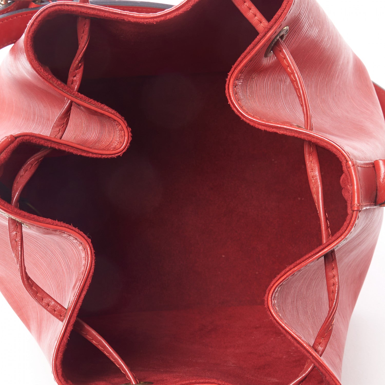 Louis Vuitton Epi Petit Noe Castillan Red 7 of 9